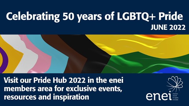 Graphic Celebrating 50 Years of LGBTQ+ Pride June 2022