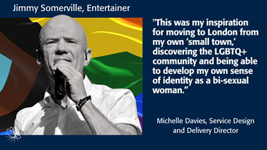 Photo and quote about Jimmy Somerville.