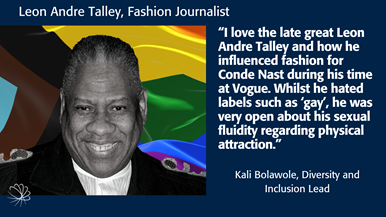 Photo and quote about Leon Andre Talley.